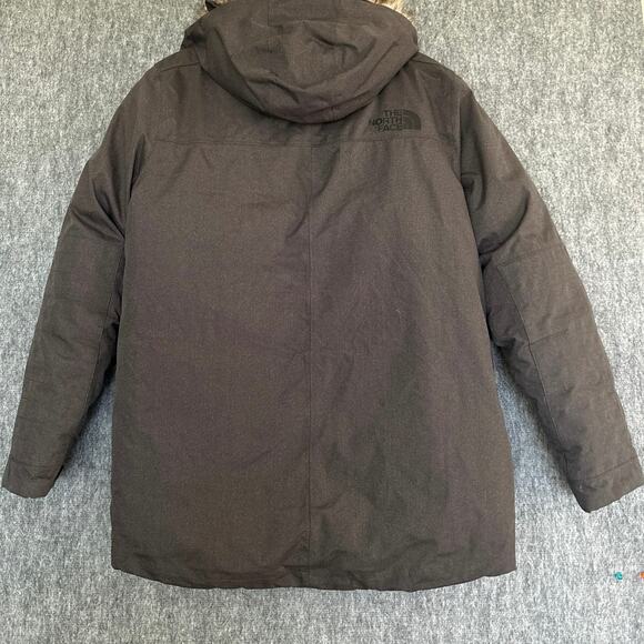 The North Face Gotham Down 550 Warm Insulated Men’s L Parka Jacket Black Gray - Picture 8 of 9